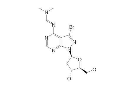 3-BROMO-1-(2-DEOXY-BETA-D-ERYTHRO-PENTOFURANOSYL)-4-[[(DIMETHYLAMINO)-METHYLIDENE]-AMINO]-1H-PYRAZOLO-[3,4-D]-PYRIMIDINE