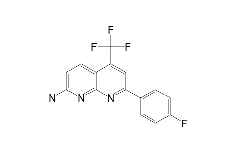 2-AMINO-5-TRIFLUOROMETHYL-7-(4-FLUOROPHENYL)-1,8-NAPHTHYRIDINE