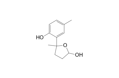 5-(2'-hydroxy-5'-methylphenyl)-5-methyltetrahydrofuran-2-ol
