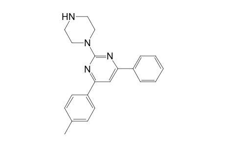 4-(4-Methylphenyl)-6-phenyl-2-(1-piperazinyl)pyrimidine