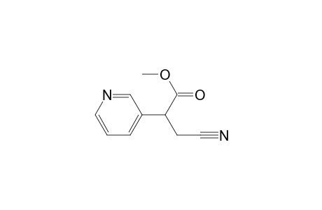 3-Pyridineacetic acid, .alpha.-(cyanomethyl)-, methyl ester