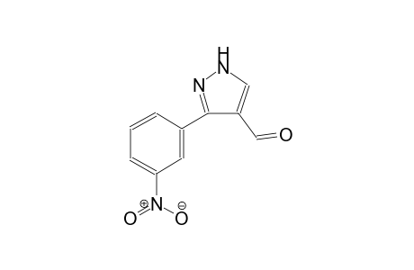 1H-pyrazole-4-carboxaldehyde, 3-(3-nitrophenyl)-