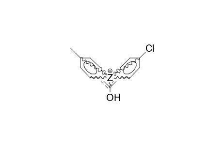 4-Tolyl-4-chlorophenyl-hydroxy-carbenium cation