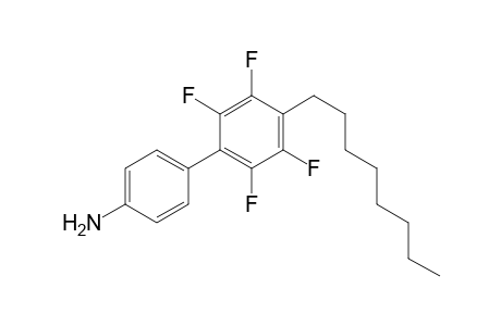 4-(2,3,5,6-tetrafluoro-4-octyl-phenyl)aniline