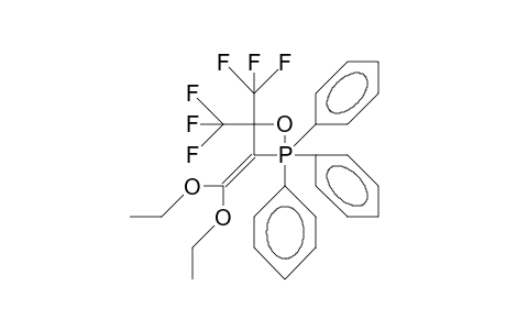 3-Diethoxymethylene-2,2,2-triphenyl-4,4-bis(trifluoromethyl)-1,2-oxaphosphetane