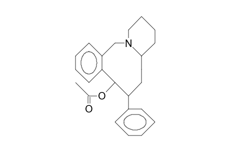 12-Phenyl-1,2,3,4,6,11,12,13,14,14a-decahydro-pyrido(1,2-B)(2)benzazonin-11-yl acetate
