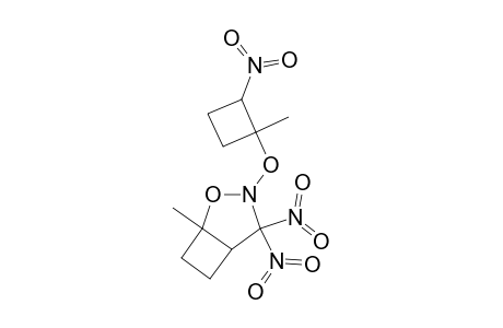 1-METHYL-3-(1-METHYL-2-NITROCYCLOBUTOXY)-4,4-DINITRO-2-OXA-3-AZABICYCLO-[3.2.0]-HEPTANE;DIASTEREOMER_A;MAJOR_DIASTEREOMER