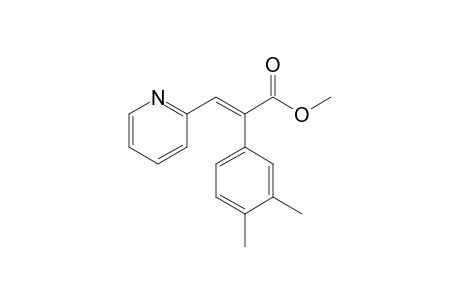 (E)-2-(3,4-dimethylphenyl)-3-(2-pyridinyl)-2-propenoic acid methyl ester