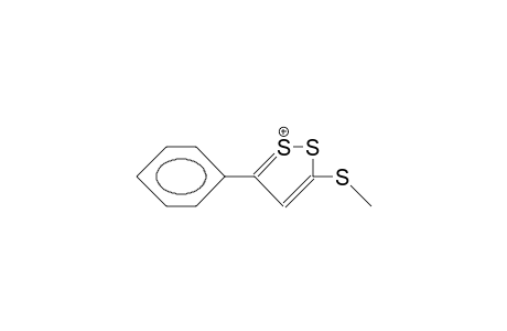 3-Phenyl-5-methylthio-1,2-dithiolium cation
