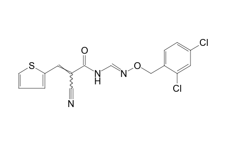 alpha-CYANO-N-FORMYL-2-THIOPHENEACRYLAMIDE, N-[O-(2,4-DICHLOROBENZYL)-OXIME]