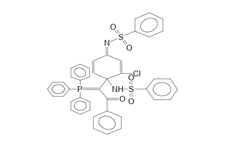 N-[2-CHLORO-4-(2-OXO-2-PHENYL-1-TRIPHENYLPHOSPHORANYLIDENEETHYL)-4-(PHENYLSULPHONYLAMINO)-2,5-CYCLOHEXADIENE-1-YLIDENE]BENZENESULPHONAMIDE