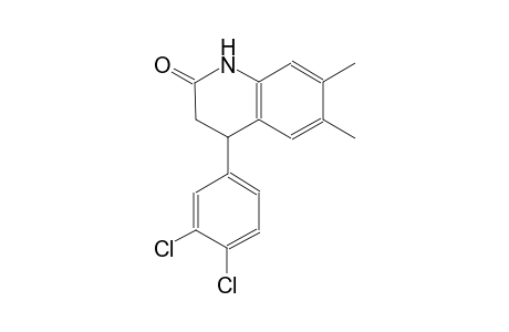 2(1H)-quinolinone, 4-(3,4-dichlorophenyl)-3,4-dihydro-6,7-dimethyl-