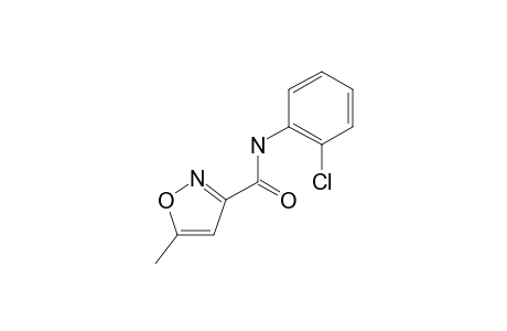 N-(2-Chlorophenyl)-5-methyl-3-isoxazolecarboxamide