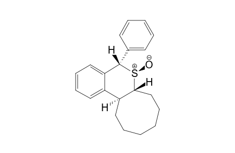6a,7,8,9,10,11,11,12,12a-Octahydro-5-phenyl-5H-benzo[d]cycloocta[b]thiopyran S-oxide