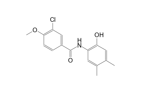 benzamide, 3-chloro-N-(2-hydroxy-4,5-dimethylphenyl)-4-methoxy-