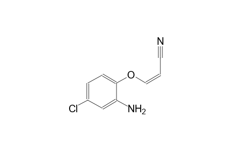 (2Z)-3-(2-amino-4-chlorophenoxy)-2-propenenitrile