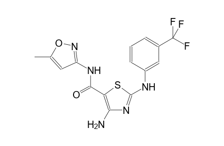 5-thiazolecarboxamide, 4-amino-N-(5-methyl-3-isoxazolyl)-2-[[3-(trifluoromethyl)phenyl]amino]-