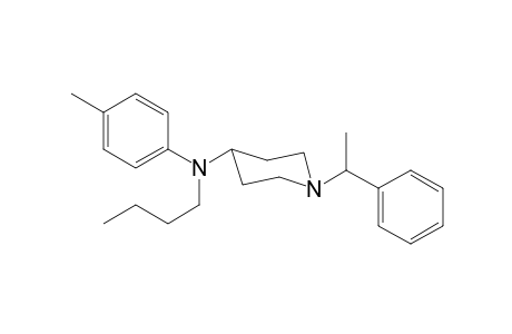 N-butyl-N-4-methylphenyl-1-(1-phenylethyl)piperidin-4-amine