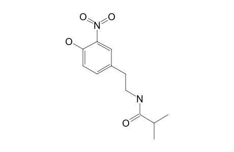 N-(2-METHYLPROPIONYL)-3-NITROTYRAMINE