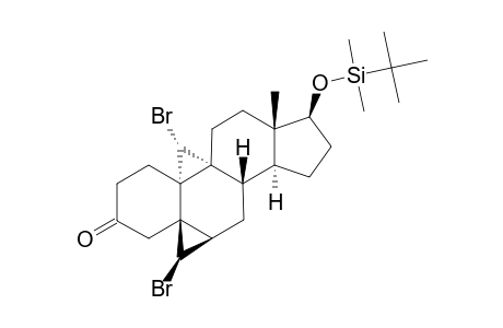 19(S)-bromo-5-β,6-β-[(R)-bromomethylene]-17-β-(tert-butyl-dimethylsiloxy)-9-α,19-cyclo-10-α-androstan-3-one
