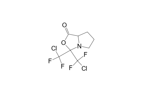 1H,3H-Pyrrolo[1,2-c]oxazol-1-one, 3,3-bis(chlorodifluoromethyl)tetrahydro-