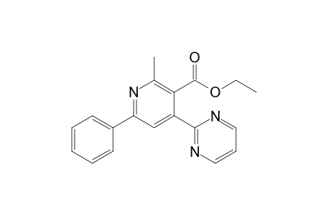 2-Methyl-6-phenyl-4-(2-pyrimidinyl)-3-pyridinecarboxylic acid ethyl ester