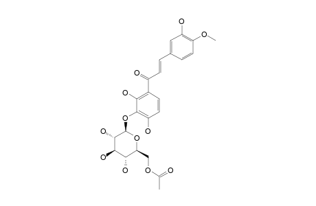 OKANIN-4-METHYLETHER-3'-O-BETA-D-(6''-ACETYL)-GLUCOPYRANOSIDE