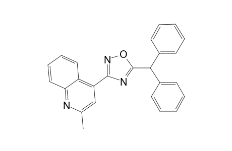 Quinoline, 4-[5-(diphenylmethyl)-1,2,4-oxadiazol-3-yl]-2-methyl-