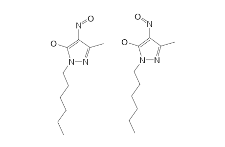 1-N-HEXYL-3-METHYL-4-NITROSO-5-PYRAZOLONE;OH-TAUTOMER