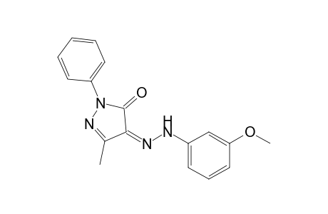 1-Phenyl-3-methyl-4-(3-methoxyphenylazo)-5-pyrazolone