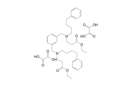 N,N'-Bis-(4-phenylbutyl)-N,N'-m-xylen-di-3-aminopropionicacid-ethylester-dihydrogenoxalate