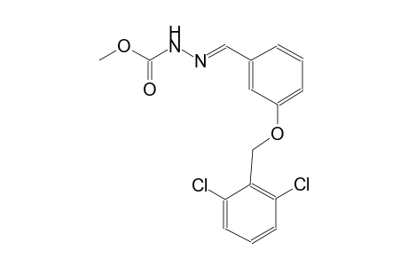 methyl (2E)-2-{3-[(2,6-dichlorobenzyl)oxy]benzylidene}hydrazinecarboxylate