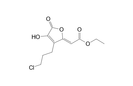 (2Z)-Ethyl 2-[3-(3-Chloropropyl)-4-hydroxy-5-oxofuran-2(5H)-ylidene]acetate