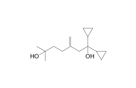 1,1-Dicyclopropyl-6-methyl-3-methyleneheptane-1,6-diol