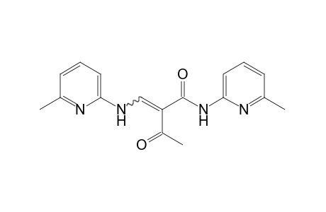 2-acetyl-N-(6-methyl-2-pyridyl)-3-[(6-methyl-2-pyridyl)amino]acrylamide