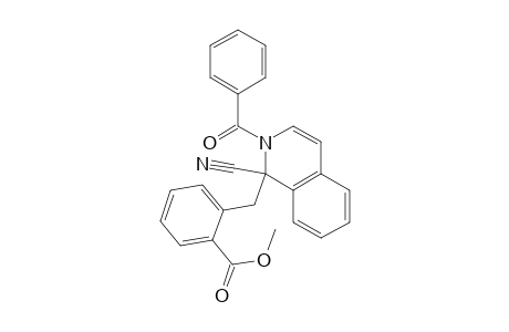 2-Benzoyl-1-(2-methoxycarbonylbenzyl)-1-cyano-1,2-dihydroisoquinoline