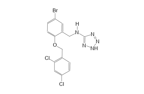 2H-tetrazol-5-amine, N-[[5-bromo-2-[(2,4-dichlorophenyl)methoxy]phenyl]methyl]-