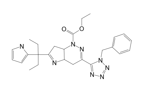 ETHYL-6-[3-(1H-PYRROL-2-YL)-PENTAN-3-YL]-3-(1-BENZYL-1H-TETRAZOL-5-YL)-4,4A,7,7A-TETRAHYDRO-1H-PYRROLO-[3,2-C]-PYRIDAZINE-1-CARBOXYLATE