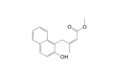 Methyl (Z)-4-(2-hydroxy-1-naphthyl)-3-methyl-2-butenoate