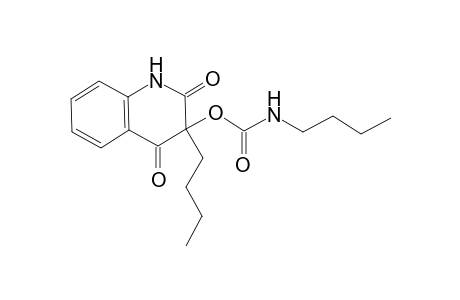 3-Butyl-1,2,3,4-tetrahydro-2,4-dioxoquinolin-3-yl Butylcarbamate