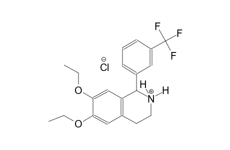 isoquinolinium, 6,7-diethoxy-1,2,3,4-tetrahydro-1-[3-(trifluoromethyl)phenyl]-, chloride