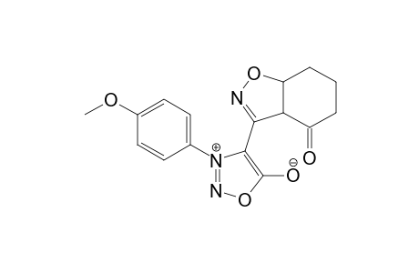 3-(4'-Methoxyphenyl)-4-(3a,6,7,7a-tetrahydro-5H-benzo[d]isoxazol-4-on-3-yl)sydnone
