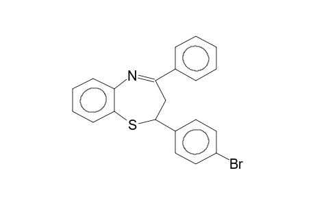 2,3-DIHYDRO-2-(4-BROMOPHENYL)-4-PHENYL-1,5-BENZOTHIAZEPINE