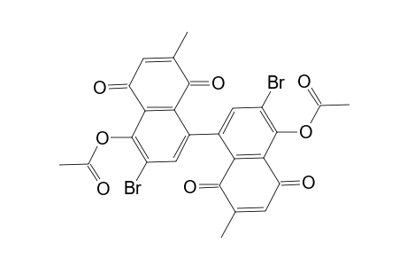 4,4'-Diacetoxy-3,3'-dibromo-7,7'-dimethyl-1,1'-binaphthalene-5,5',8,8'-tetrone