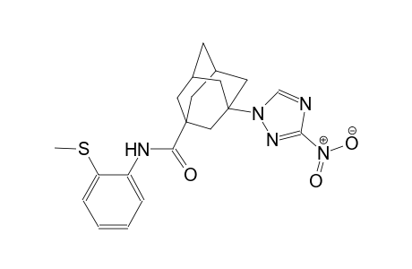 N-[2-(methylsulfanyl)phenyl]-3-(3-nitro-1H-1,2,4-triazol-1-yl)-1-adamantanecarboxamide