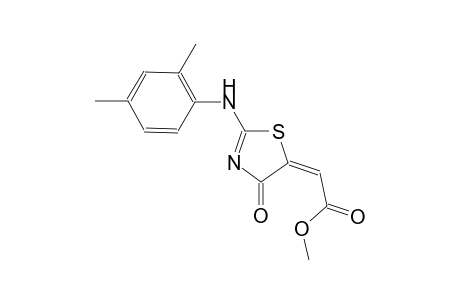 methyl (2E)-(2-(2,4-dimethylanilino)-4-oxo-1,3-thiazol-5(4H)-ylidene)ethanoate