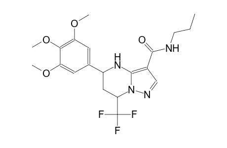 N-propyl-7-(trifluoromethyl)-5-(3,4,5-trimethoxyphenyl)-4,5,6,7-tetrahydropyrazolo[1,5-a]pyrimidine-3-carboxamide