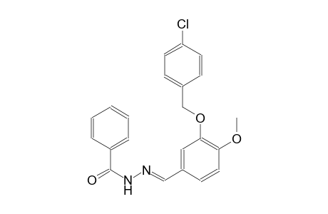 N'-((E)-{3-[(4-chlorobenzyl)oxy]-4-methoxyphenyl}methylidene)benzohydrazide