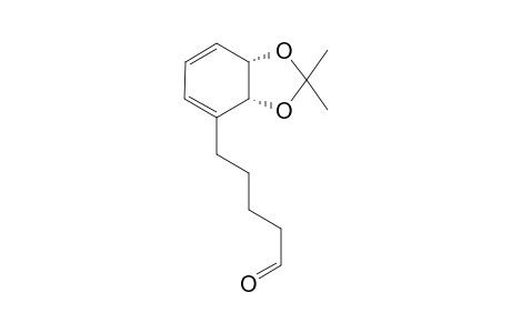5-((3aR,7aS)-2,2-dimethyl-3a,7a-dihydrobenzo[d][1,3]dioxol-4-yl)pentanal
