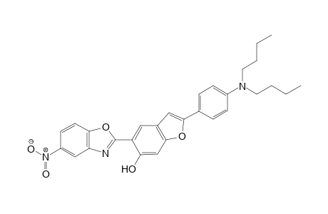 2-[4-(dibutylamino)phenyl]-5-(5-nitro-1,3-benzoxazol-2-yl)benzofuran-6-ol